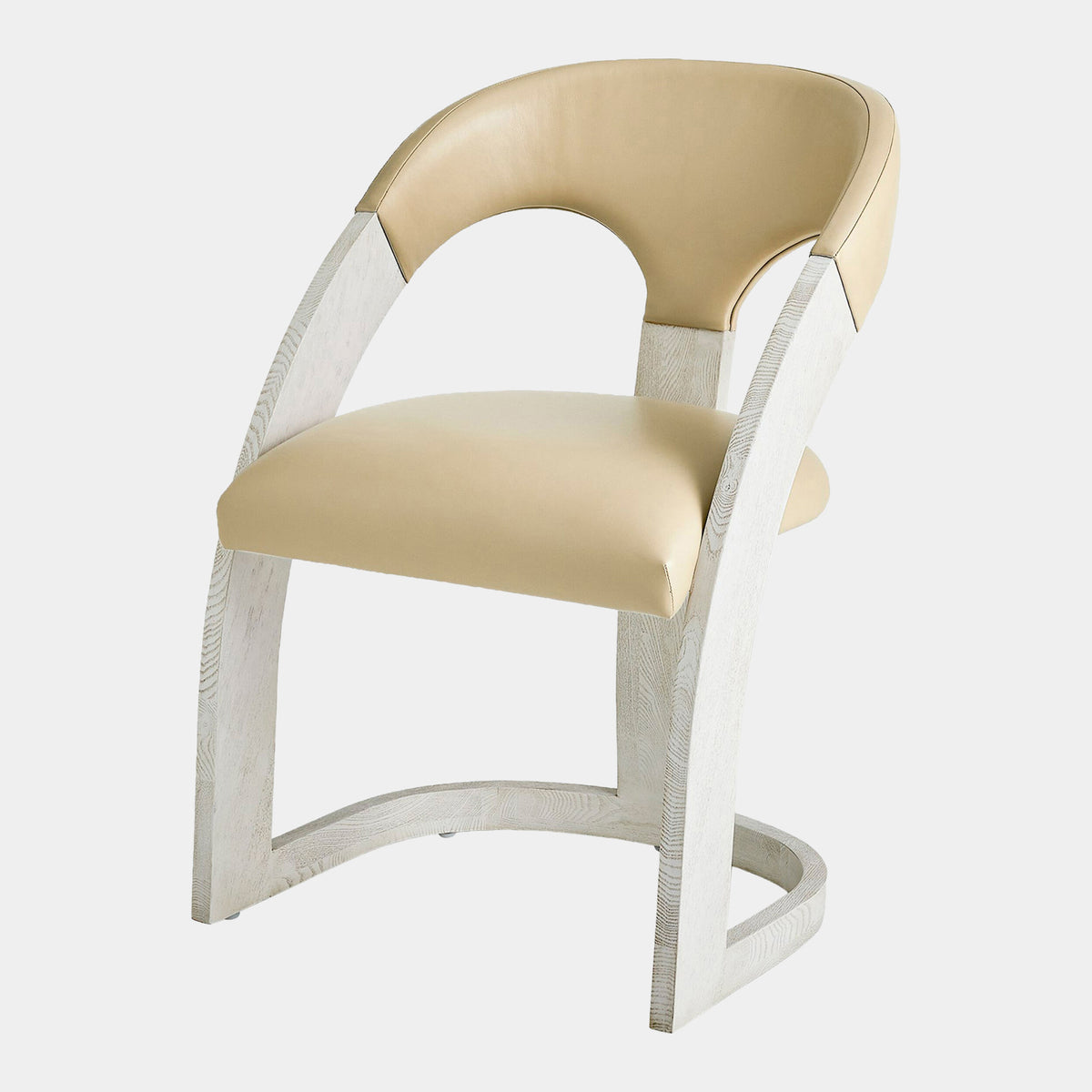 Delia Dining Chair-White Burl