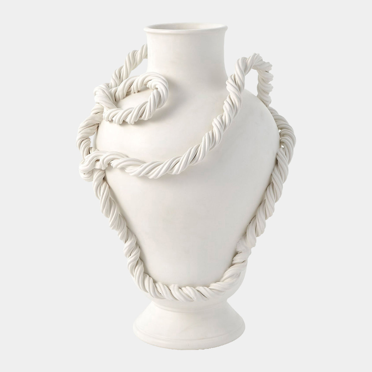 Klein Vine Vase-Matte White