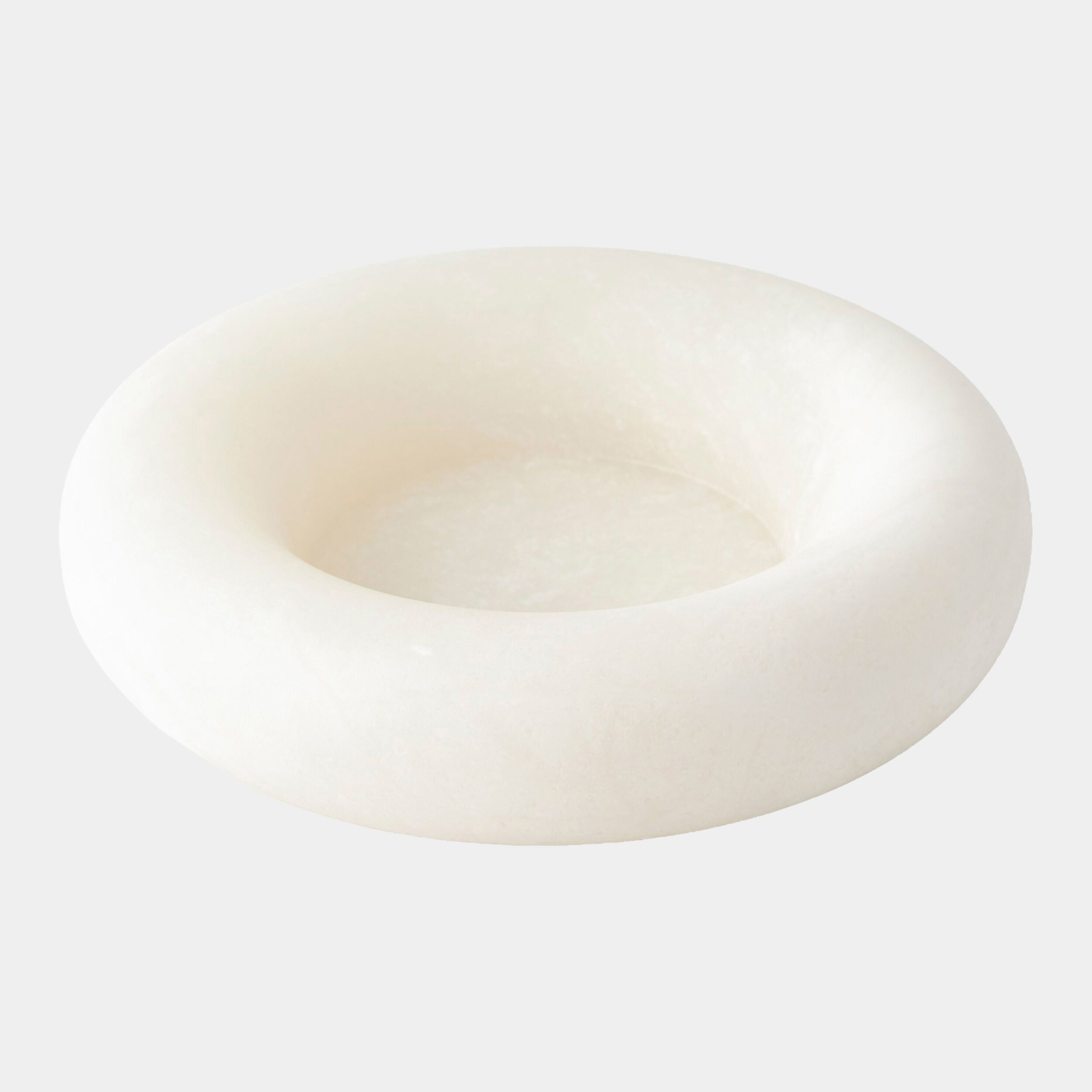 Claudia Ring Bowl-Alabaster-White-Squat