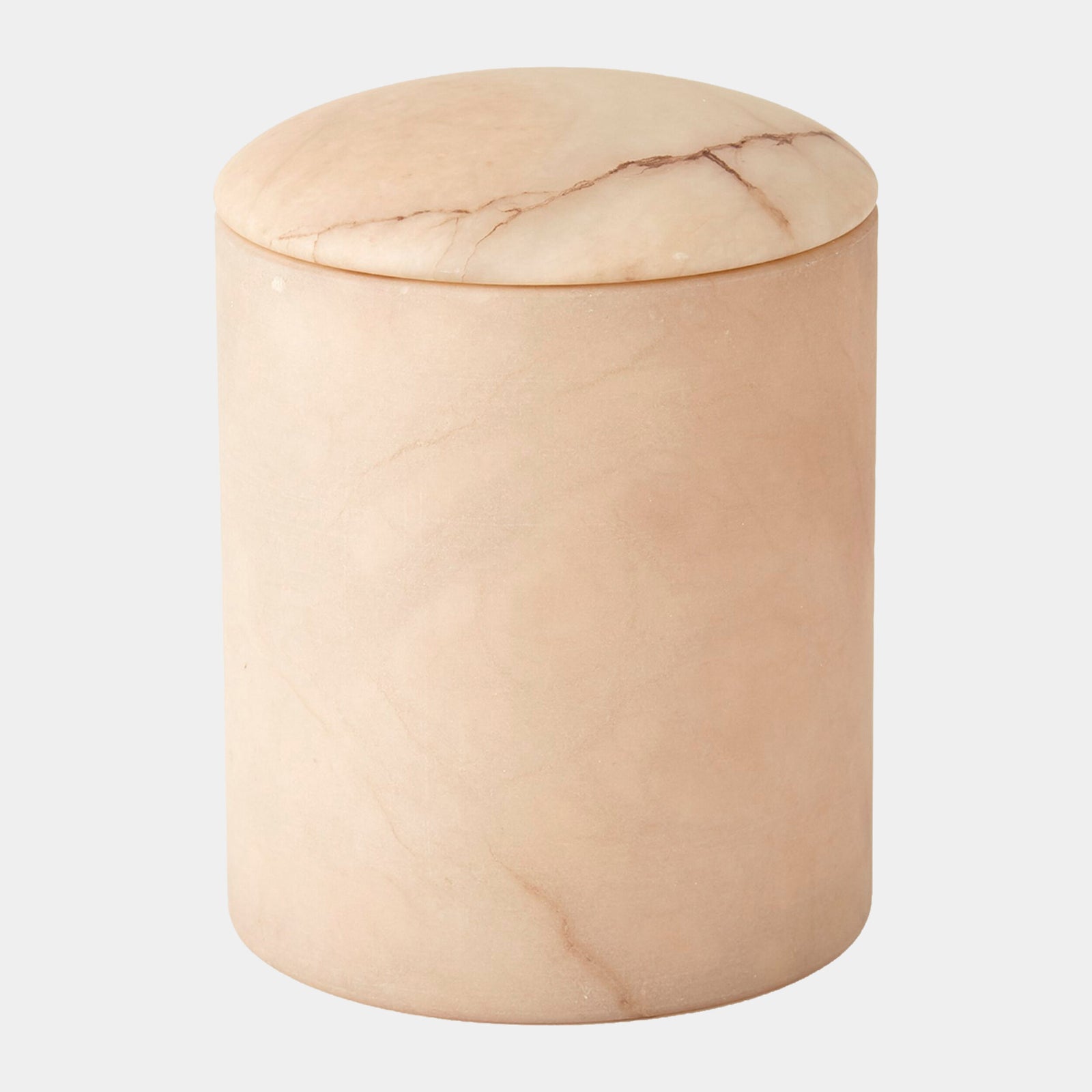 Gala Alabaster Canister-Sand-Tall