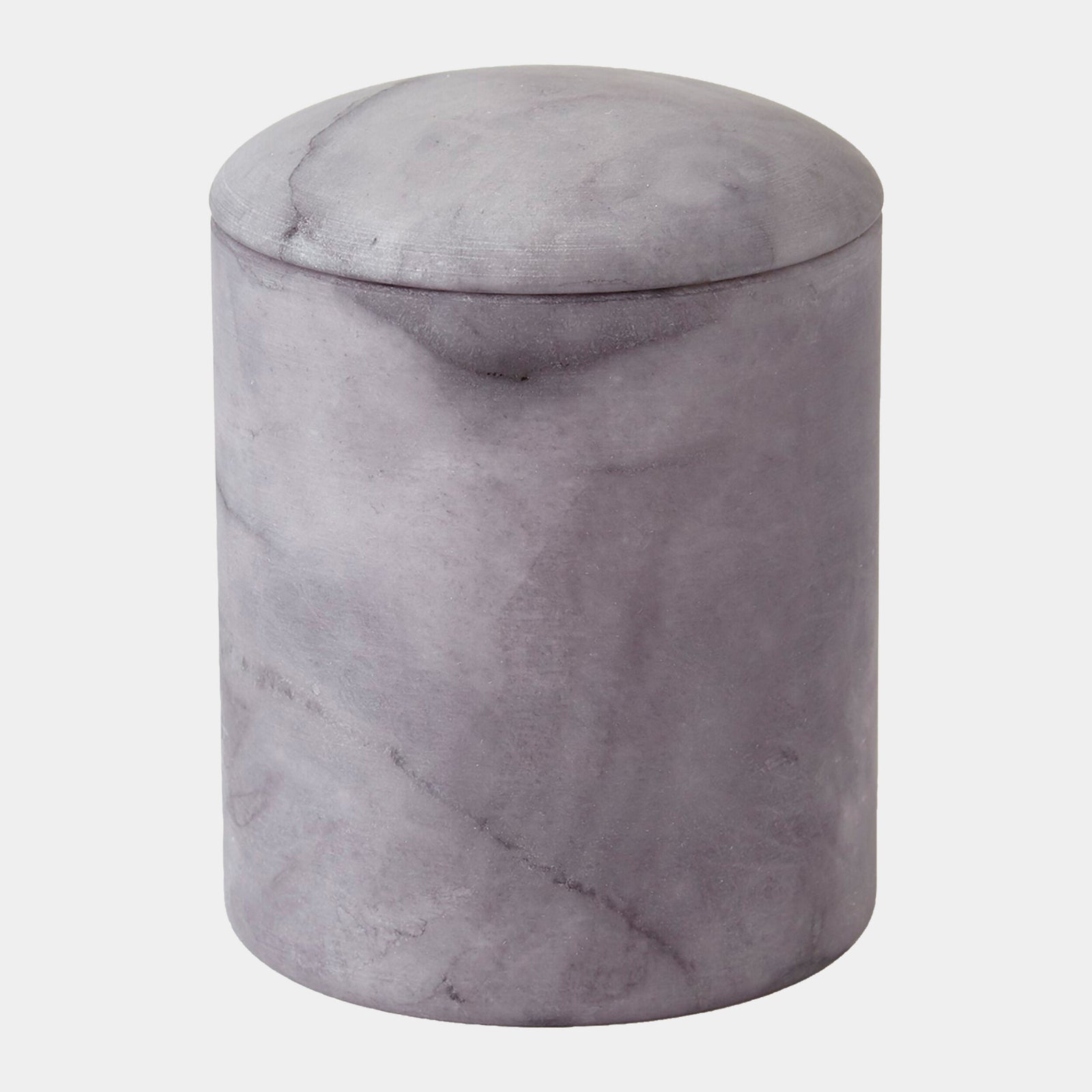 Gala Alabaster Canister-Gray-Tall