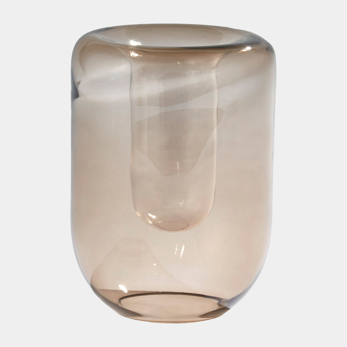 Double Take Vase-Light Topaz-Tall