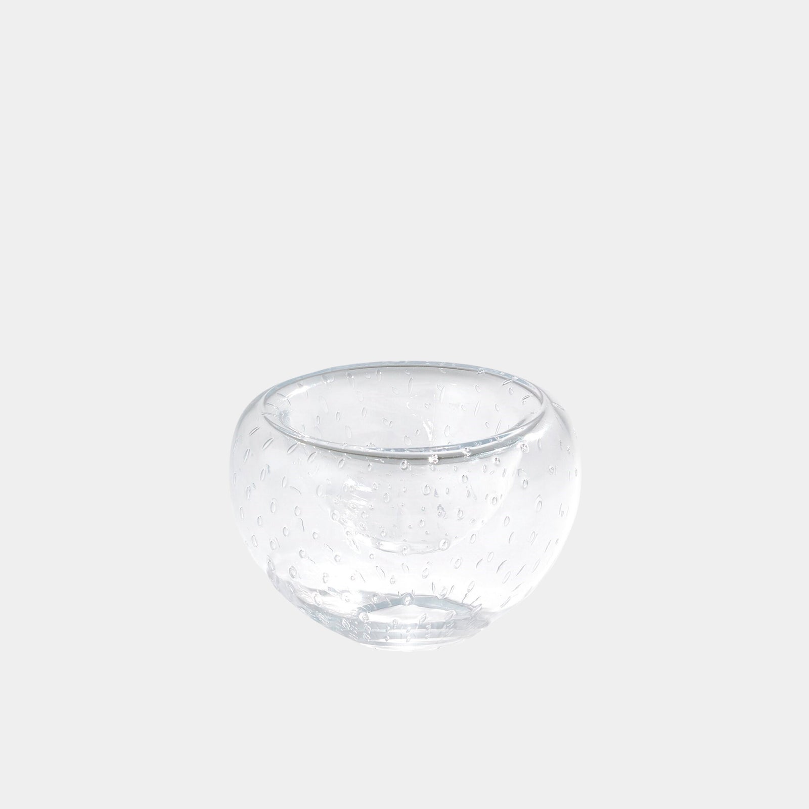Double Take Bowl-Clear Seeded-Sm