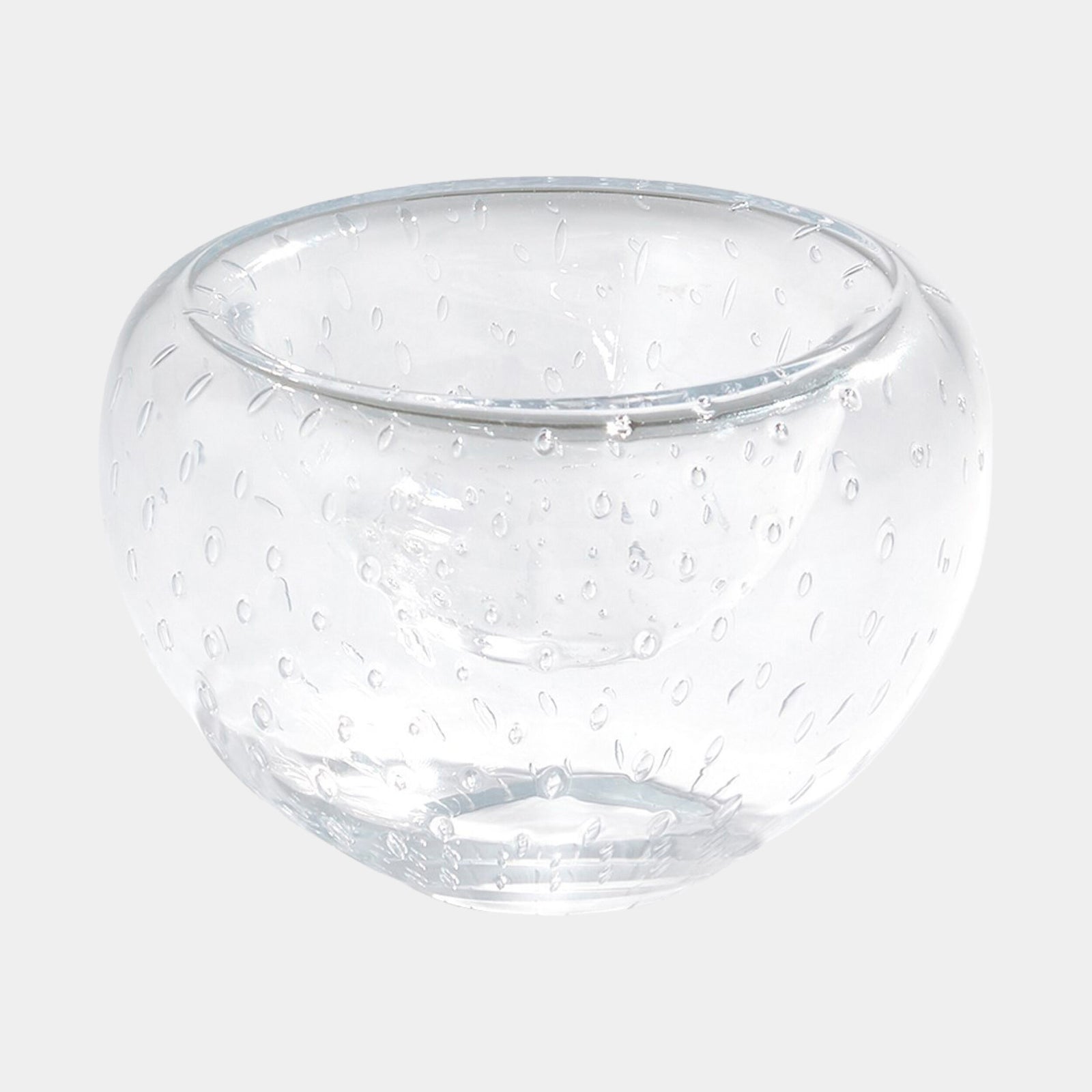 Double Take Bowl-Clear Seeded-Sm