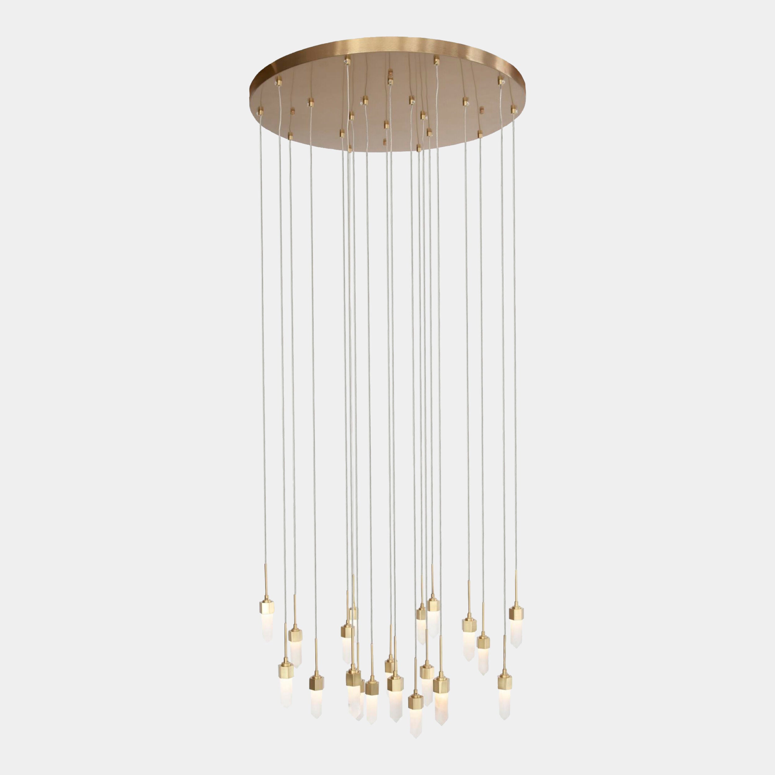 Leo Chandelier-20 Drop Round-125" Drop