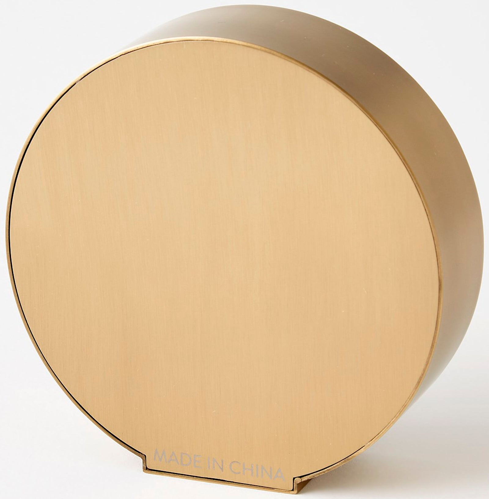 Mother of Pearl Clock-Brass