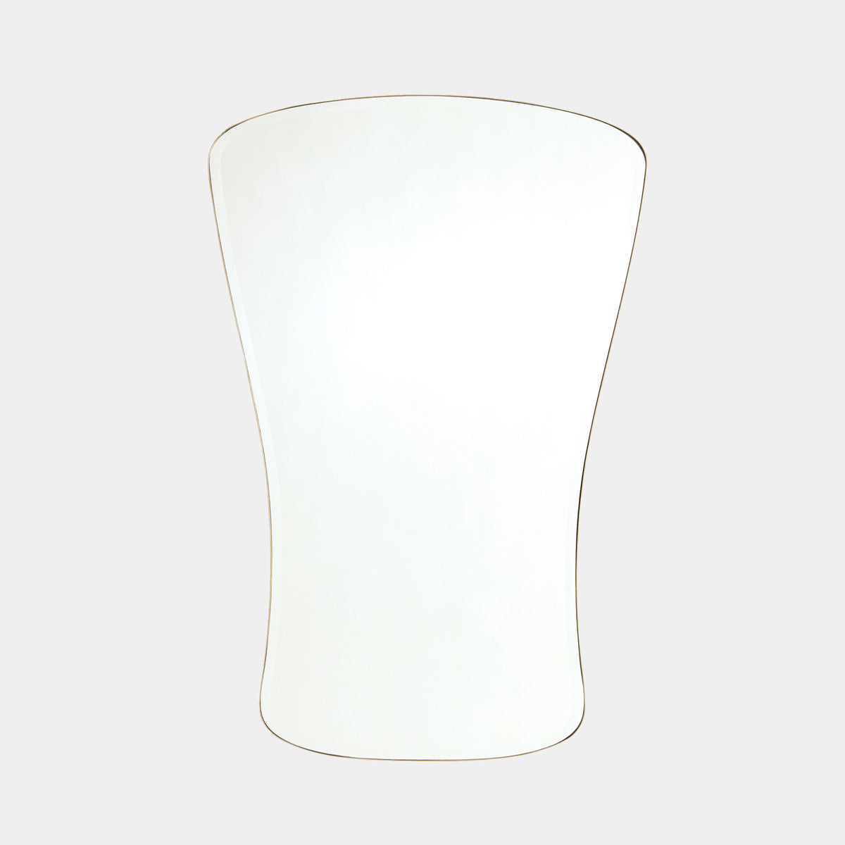 Key Mirror-Simple Satin Brass