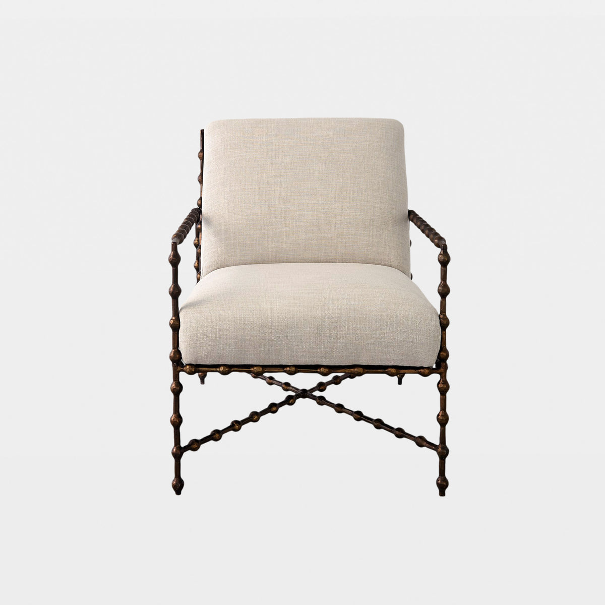 Elder Lounge Chair-Bronze-Cambric Stone