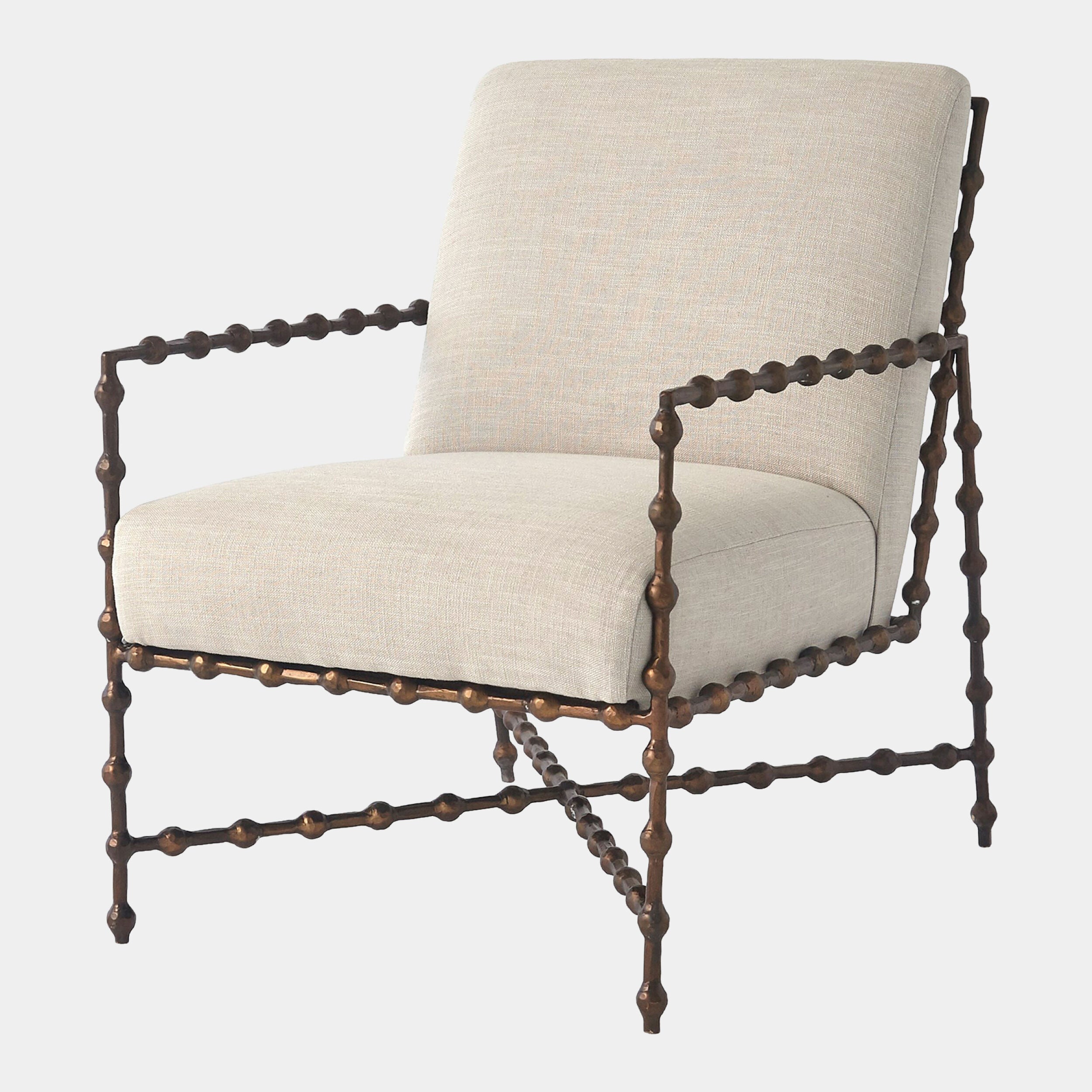 Elder Lounge Chair-Bronze-Cambric Stone