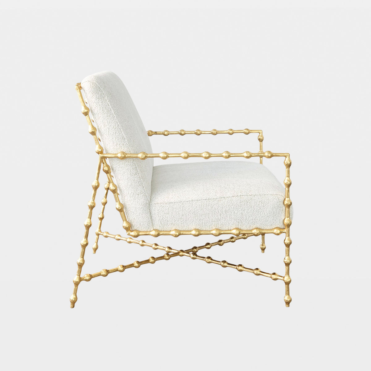 Elder Lounge Chair-Gold Leaf-Avoletta