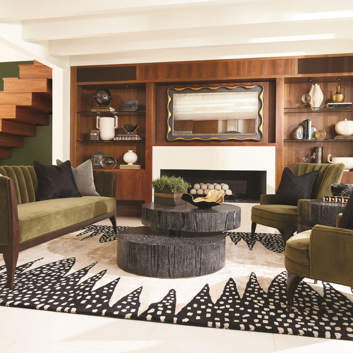 Tristan Rug-Beige/Black