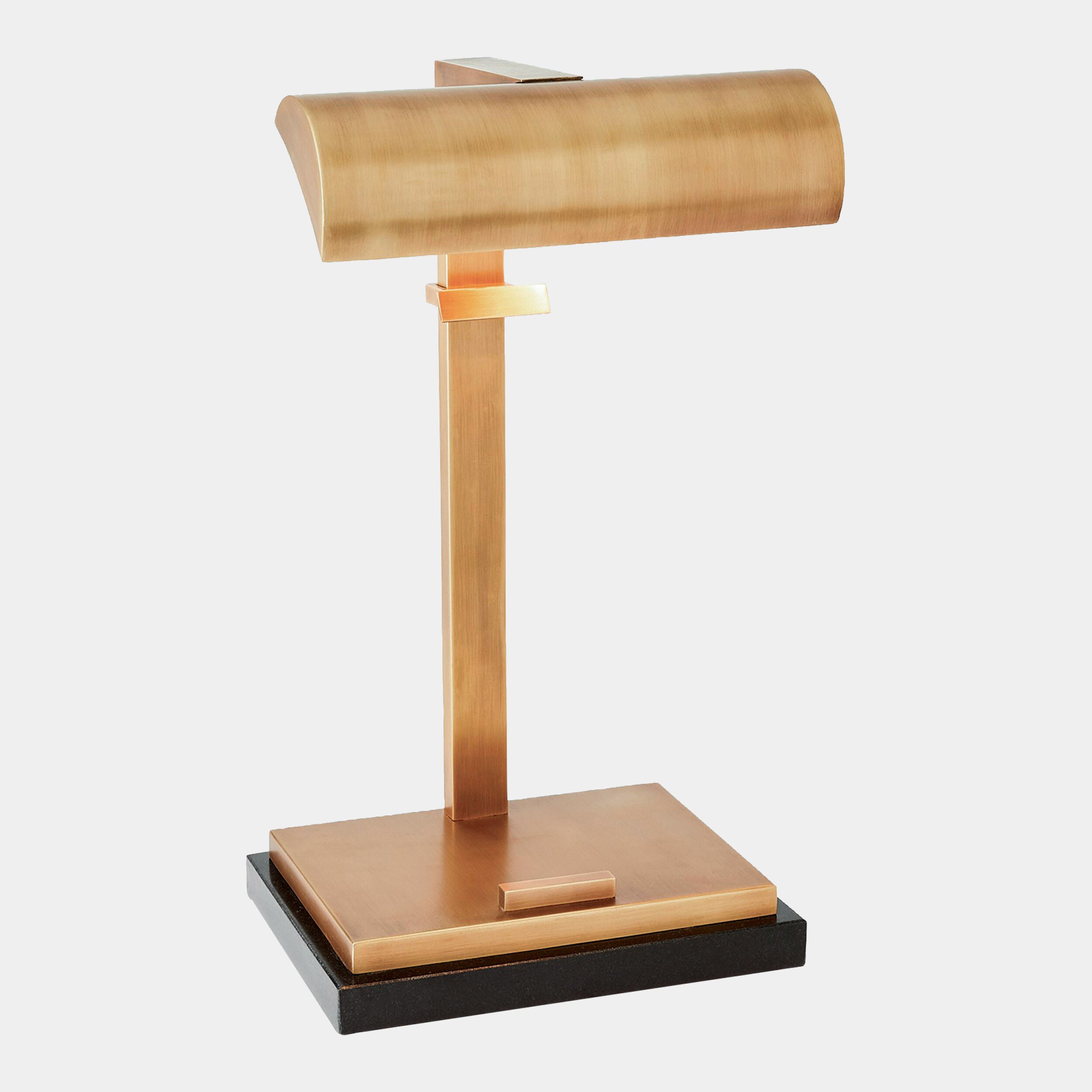 Edgar Tabletop Easel Lamp-Matte Brass