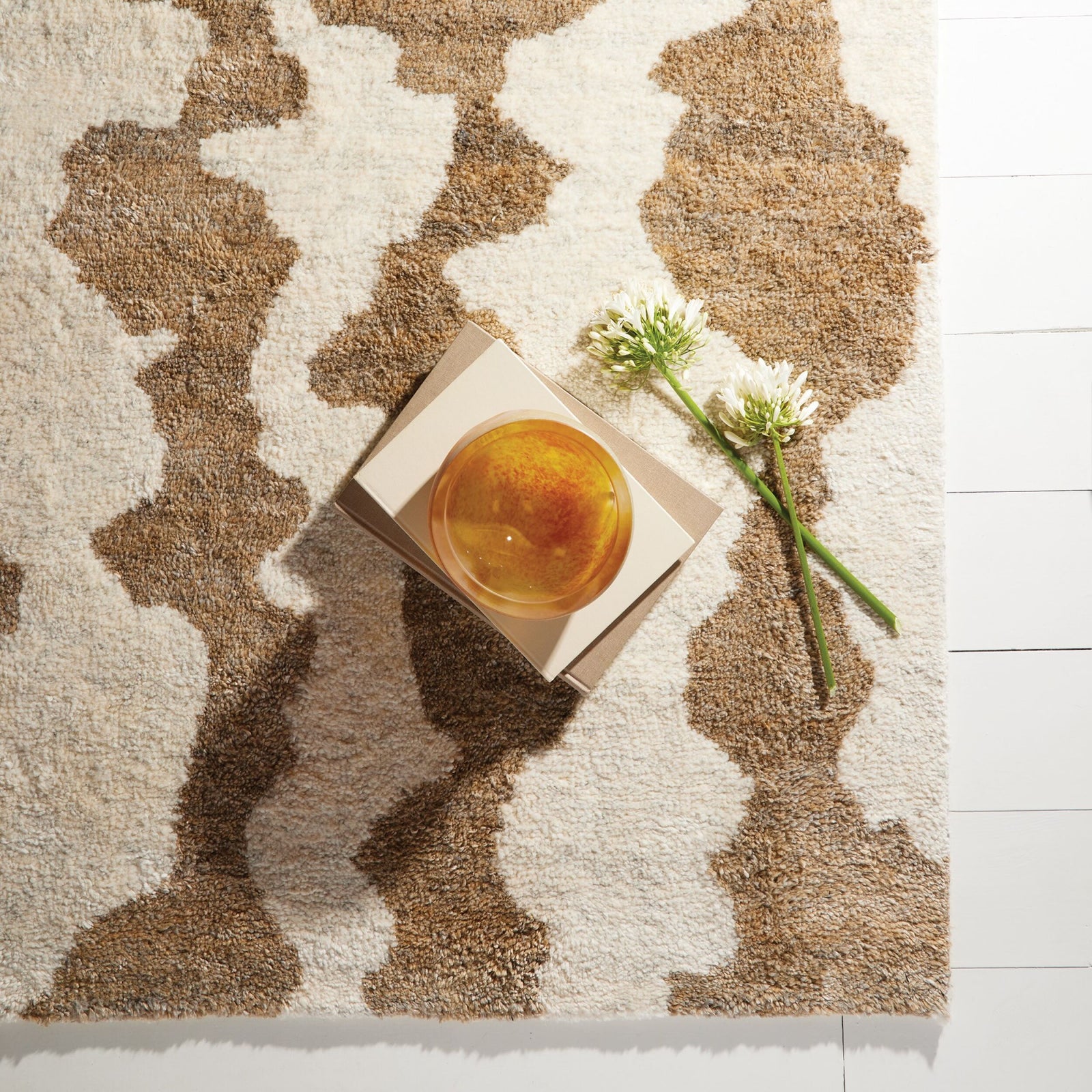 Monitor Rug-Dark Beige/Ivory