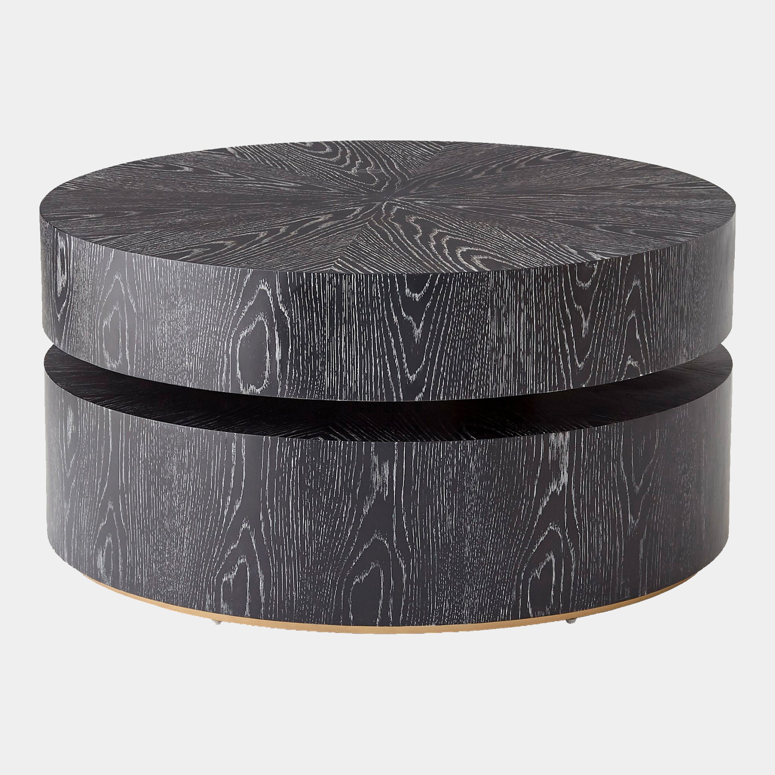 Pivot Cocktail Table-Ebony Cerused