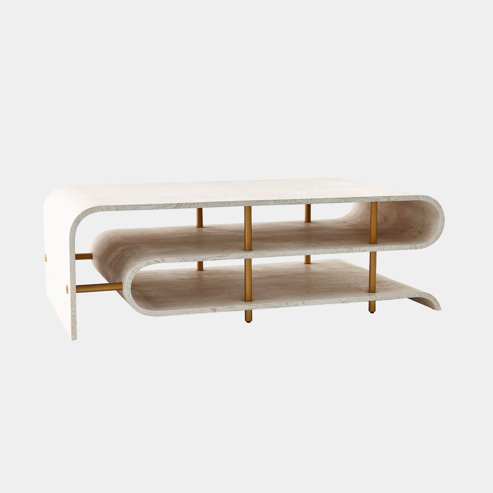Traverse Coffee Table-White