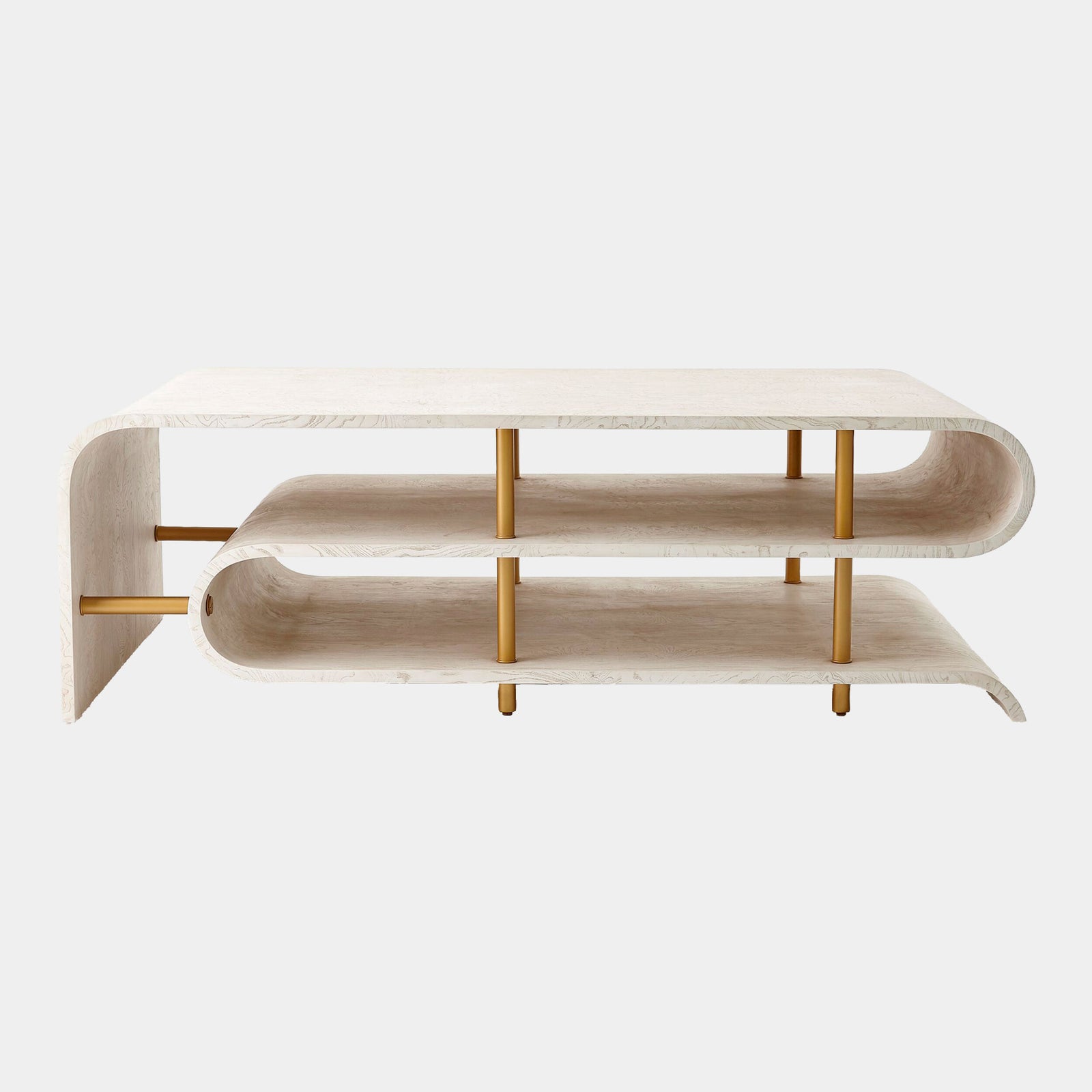 Traverse Coffee Table-White