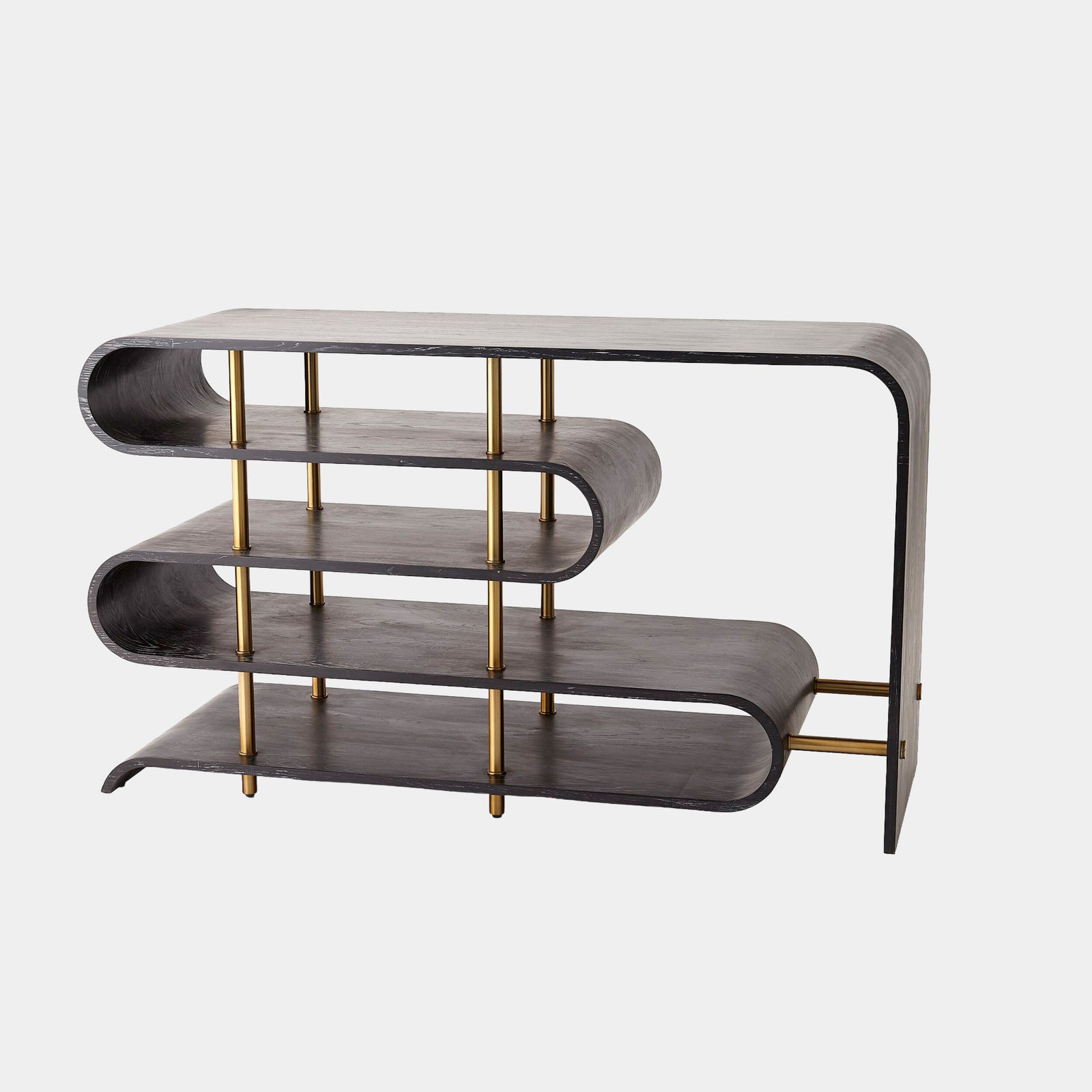 Traverse Console-Ebony Cerused