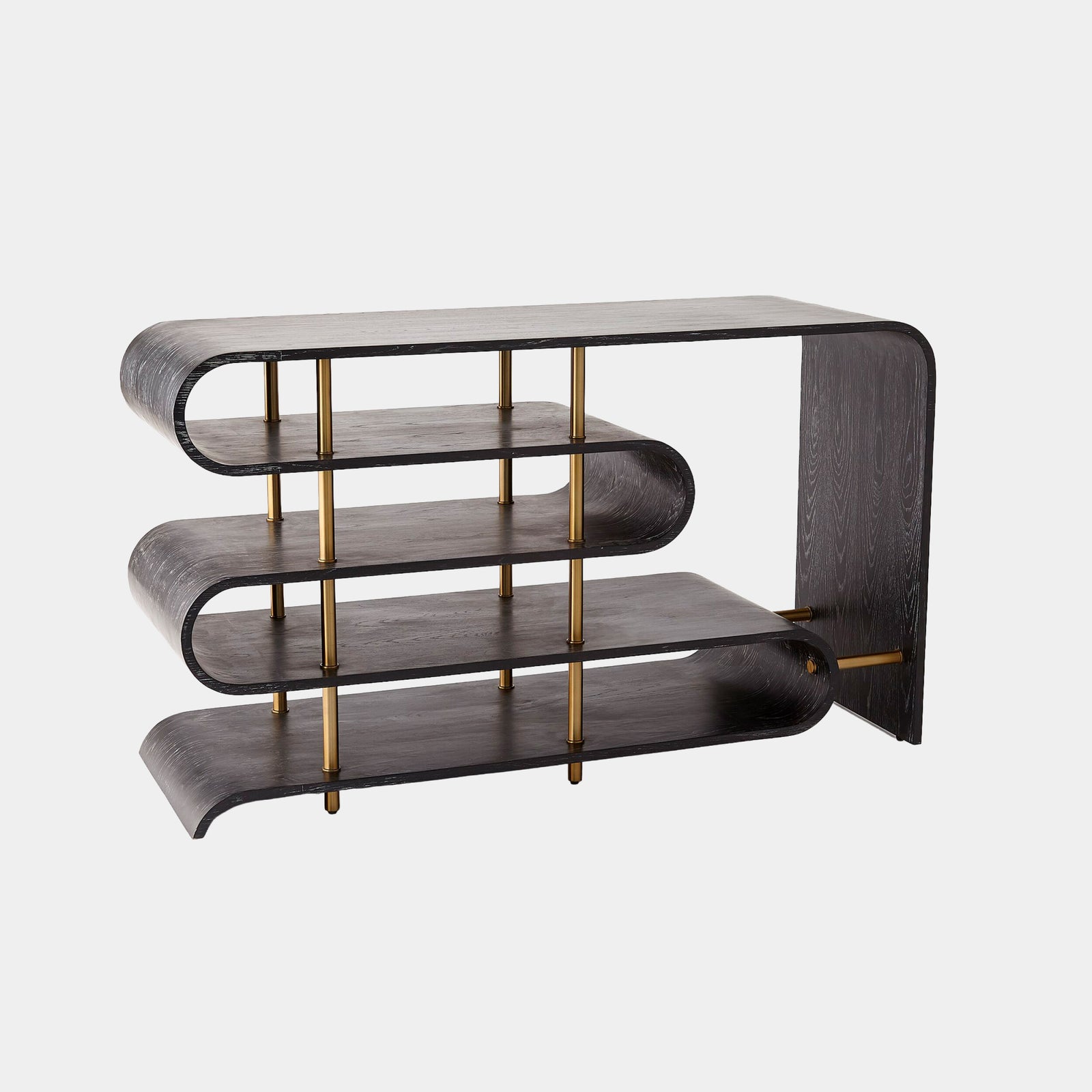Traverse Console-Ebony Cerused