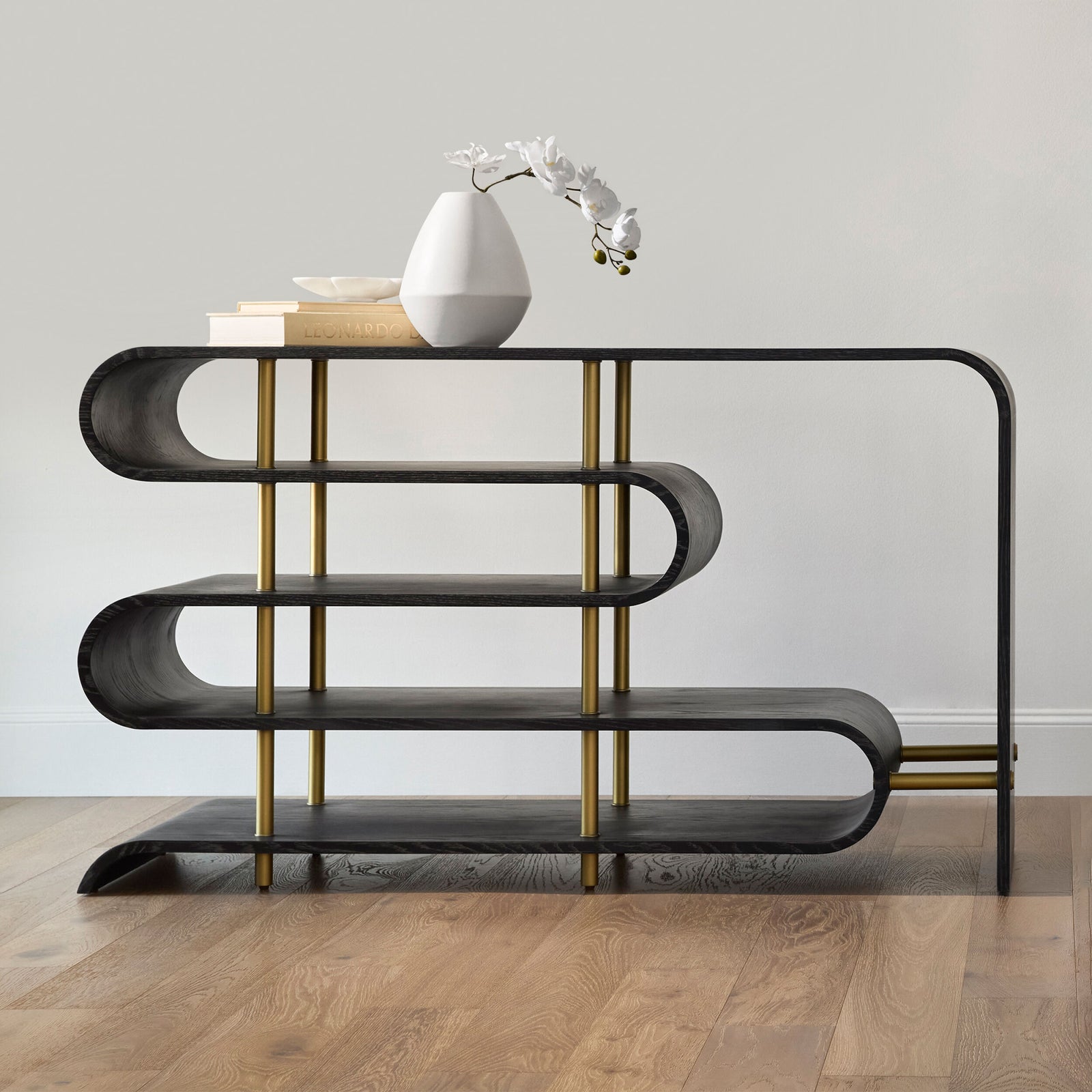 Traverse Console-Ebony Cerused