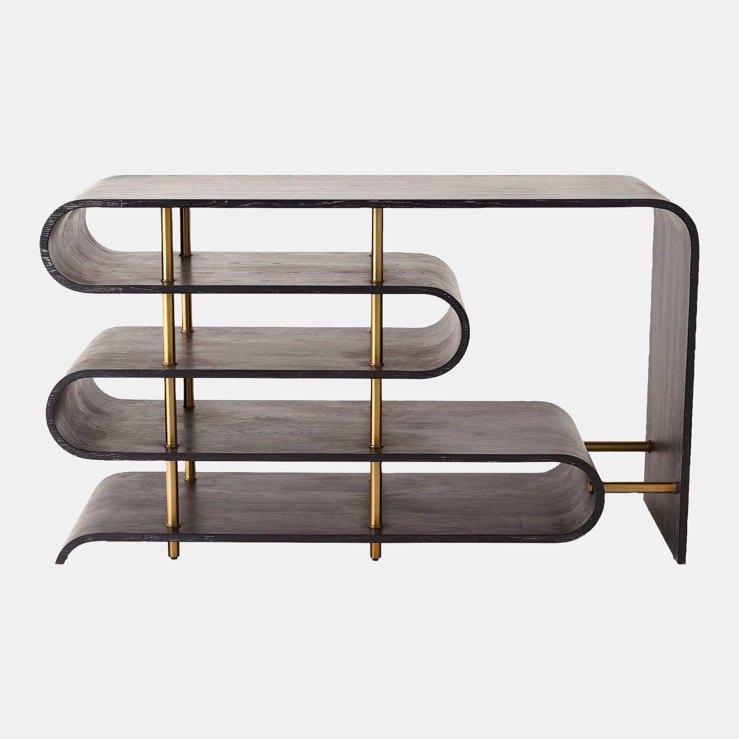 Traverse Console-Ebony Cerused