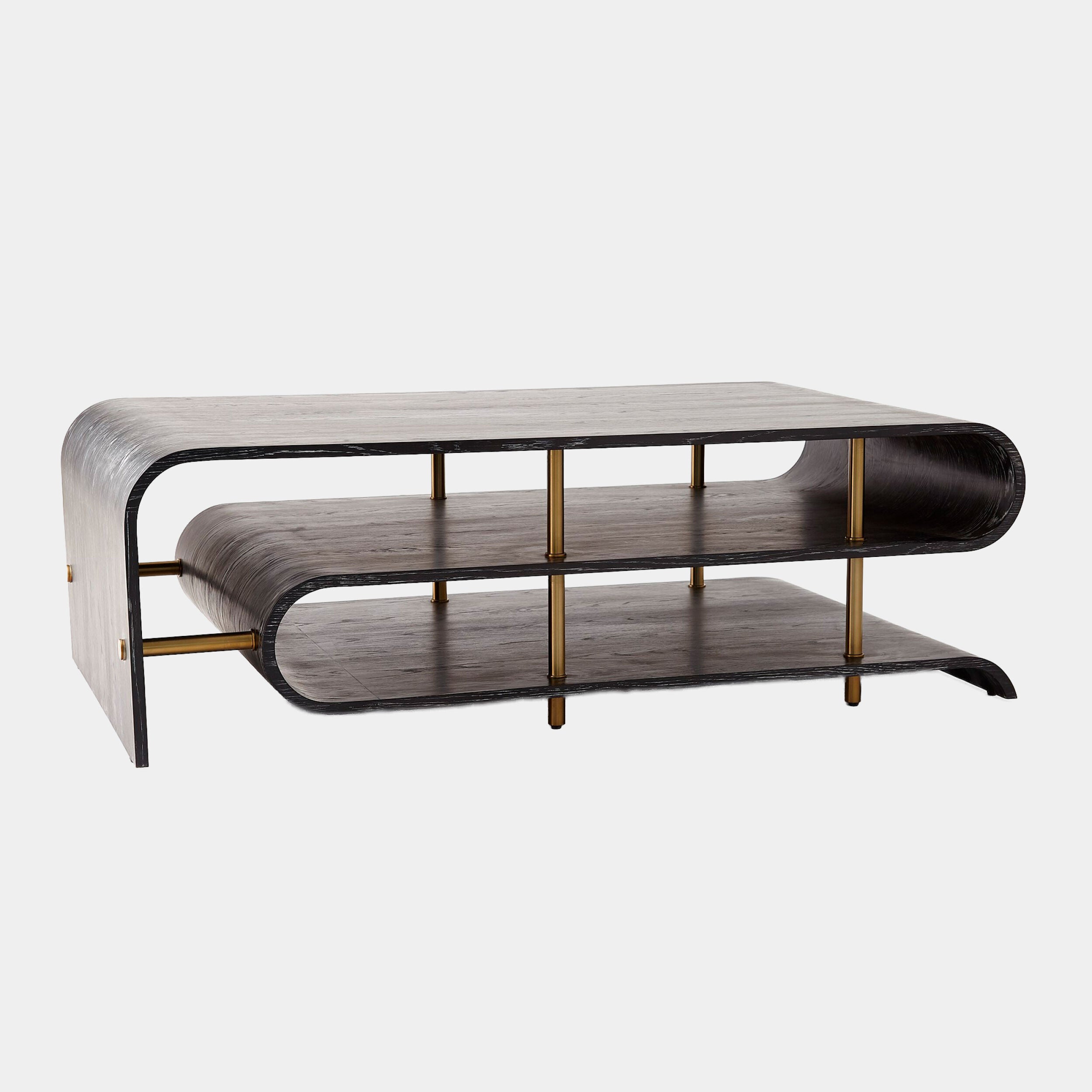 Traverse Coffee Table-Ebony Cerused