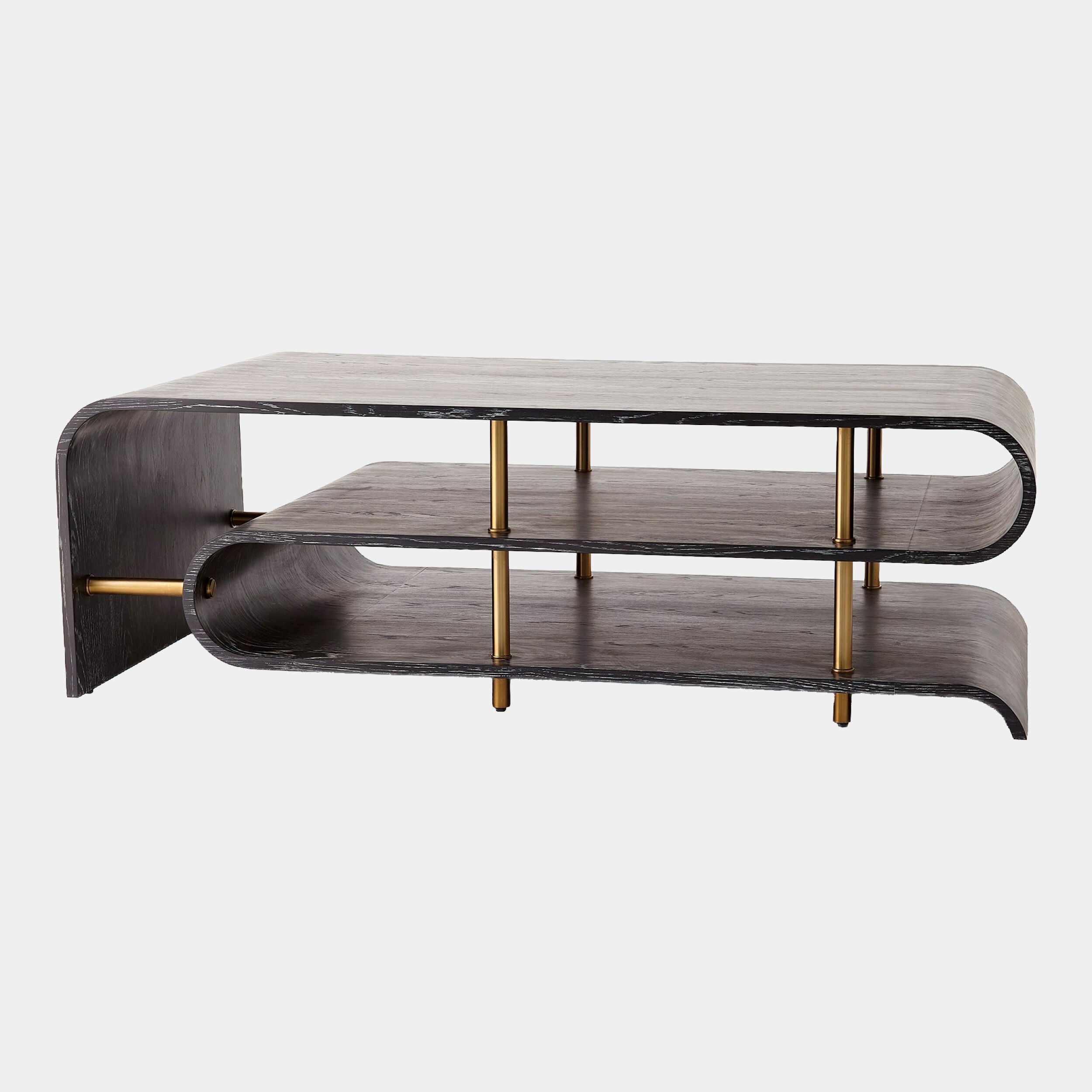 Traverse Coffee Table-Ebony Cerused