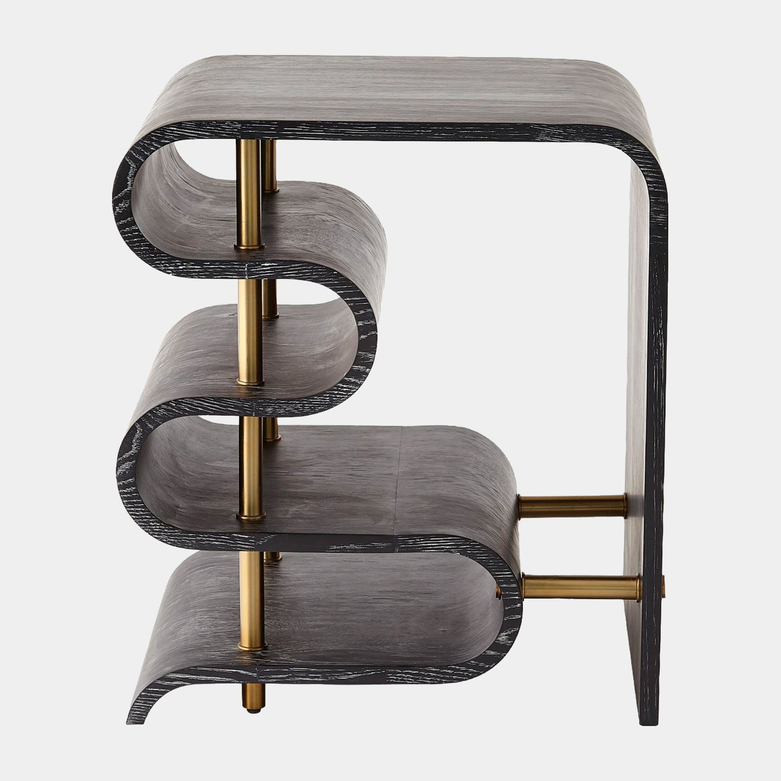 Traverse Side Table-Ebony Cerused