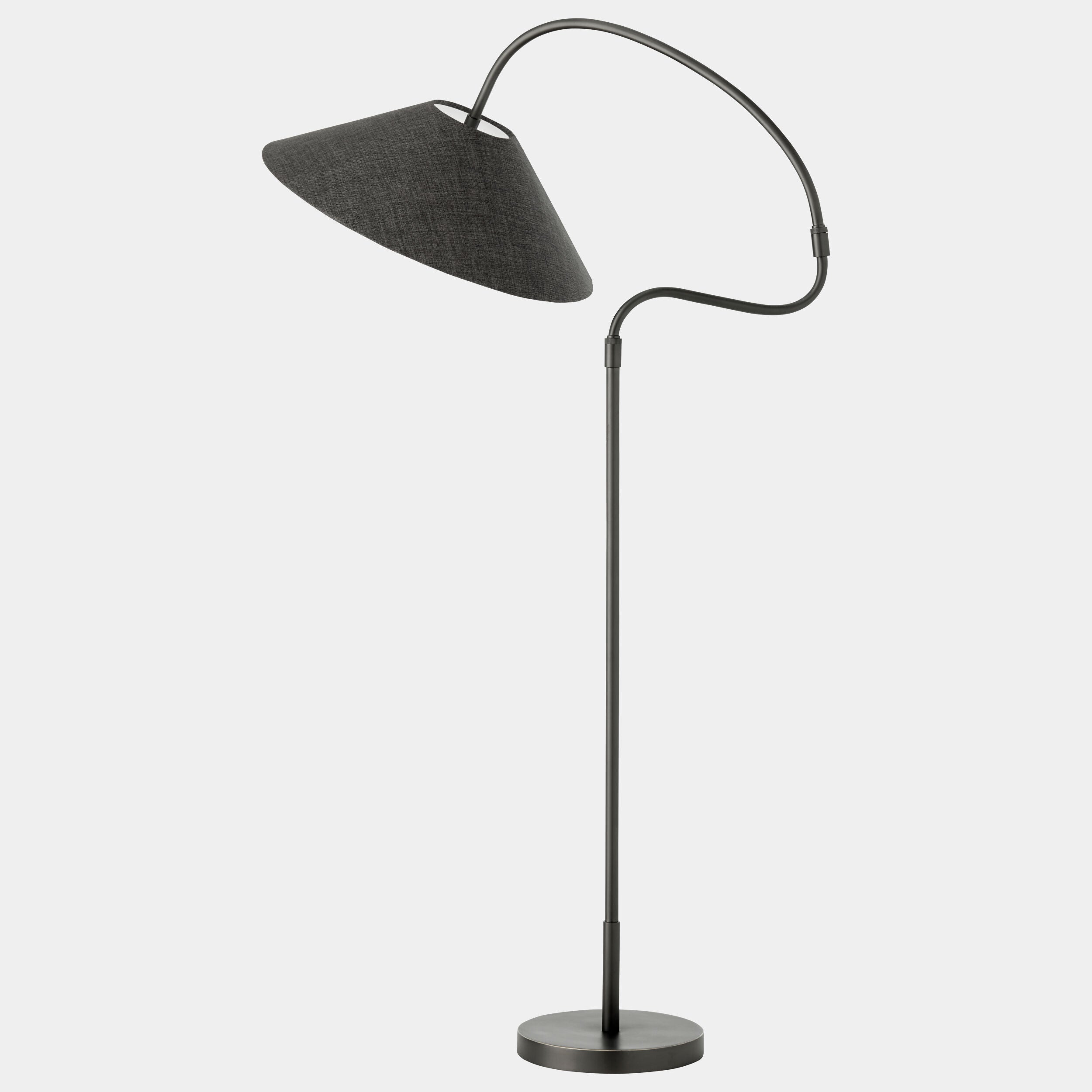 Swerve Floor Lamp-Bronze