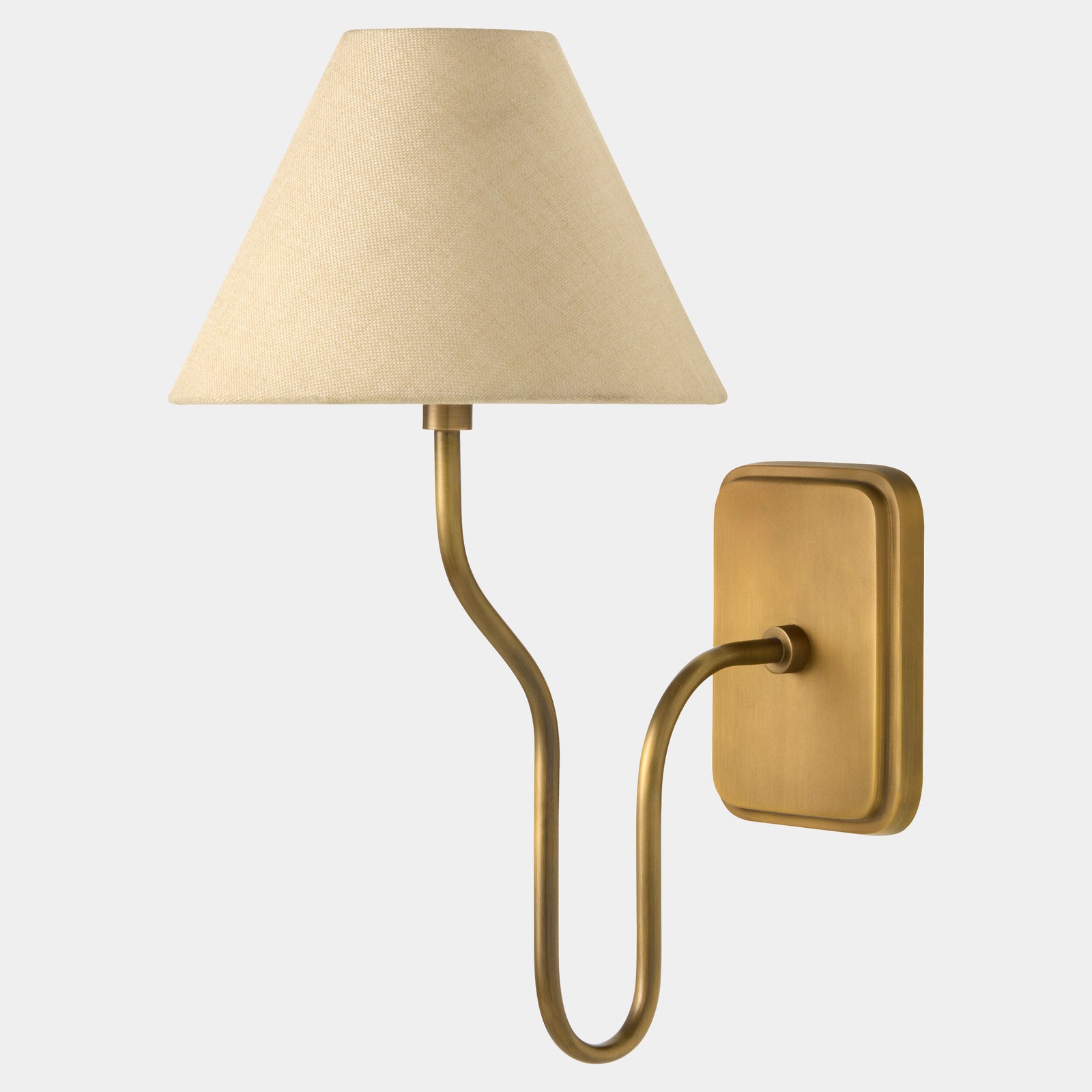 Swerve Sconce-Brass