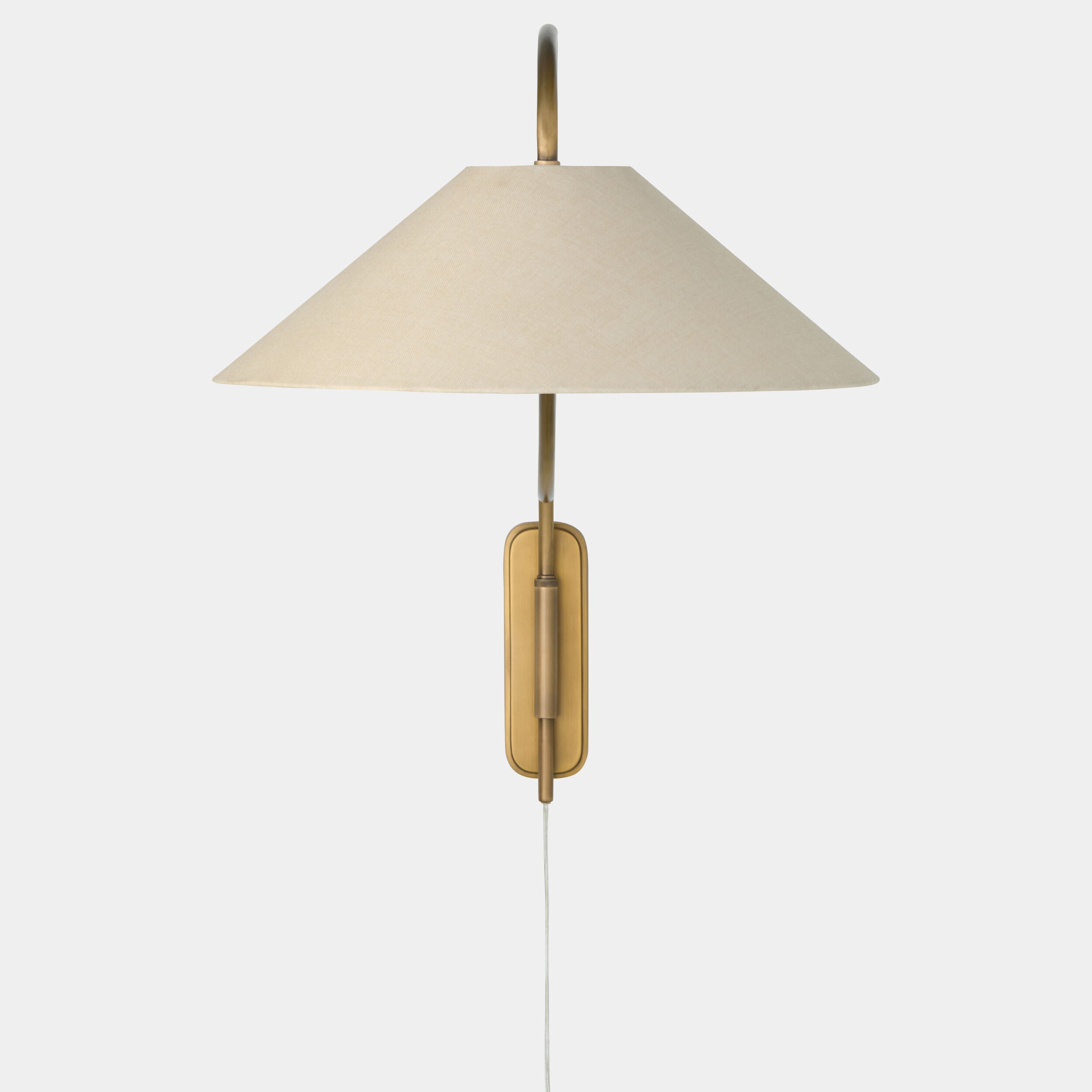 Swerve Wall Lamp-Brass
