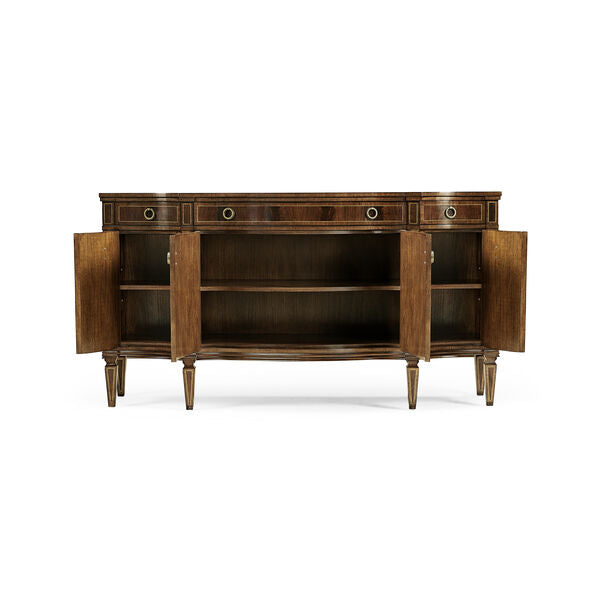Buckingham Serpentine Mahogany Sideboard
