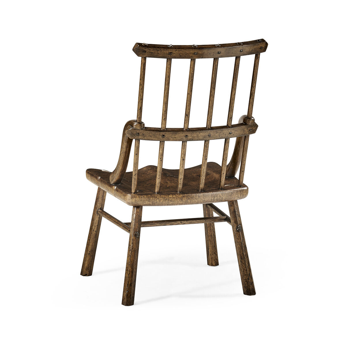 Dk Oak S/ Chair w/Plank Seat ( 493402-SC-TDO )
