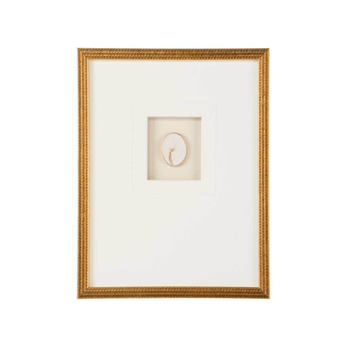 Botanical Relief II in 17.25h x 13.25w x 1d / Plaster - Chelsea House