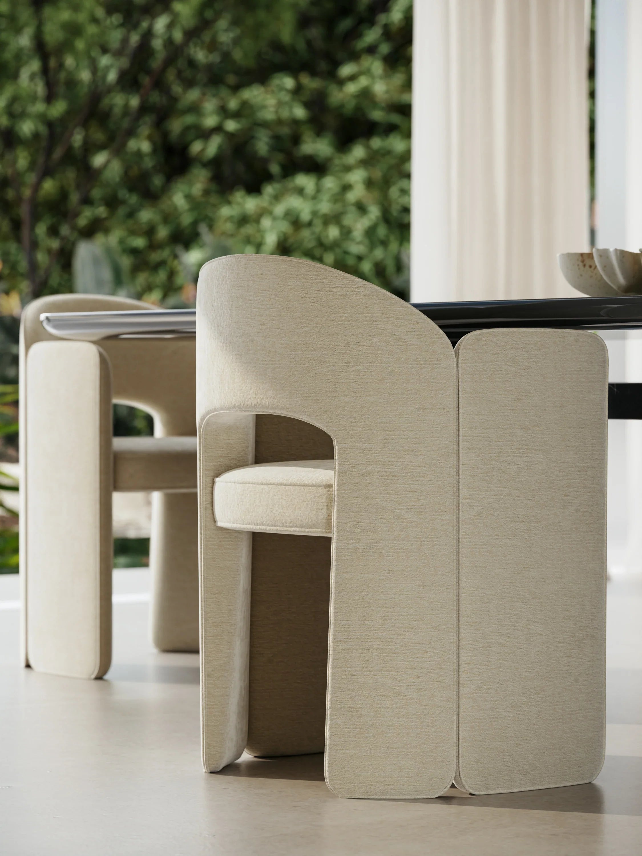 Overlap Arm Dining Chair – Dining Chairs by Caracole | Sutter & Vale