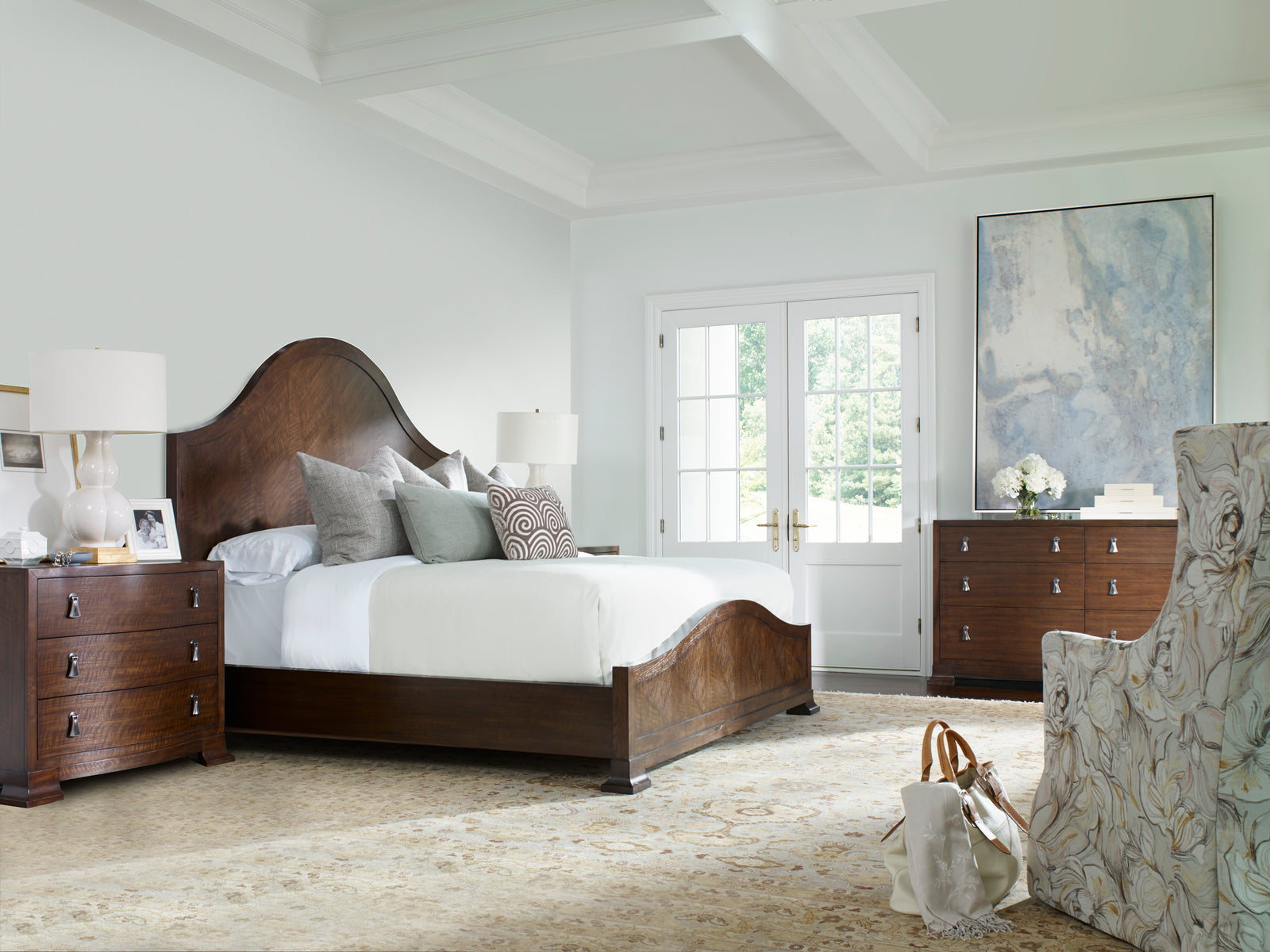 Mcalpine Wood Panel Bed -