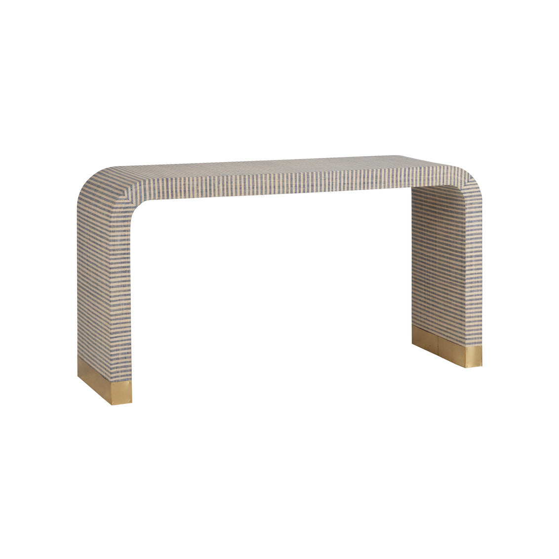 Waterfall Console - Stripe in 32 / Raffia - Chelsea House
