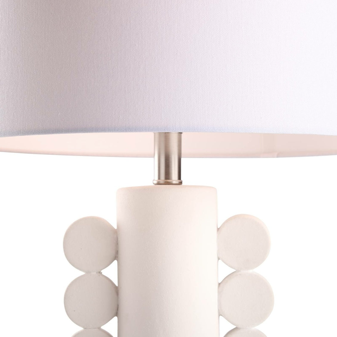 Allegra Table Lamp in Matte White Glaze / Ceramic/Porcelain - Chelsea House