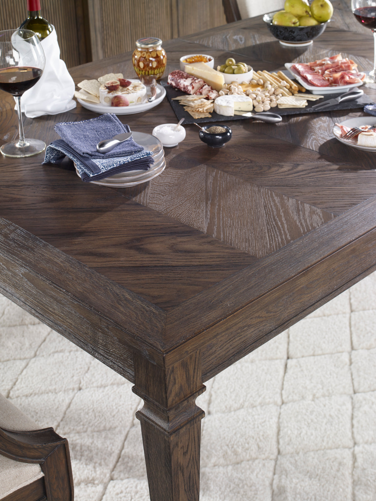 Daniel Dining Table - Brown