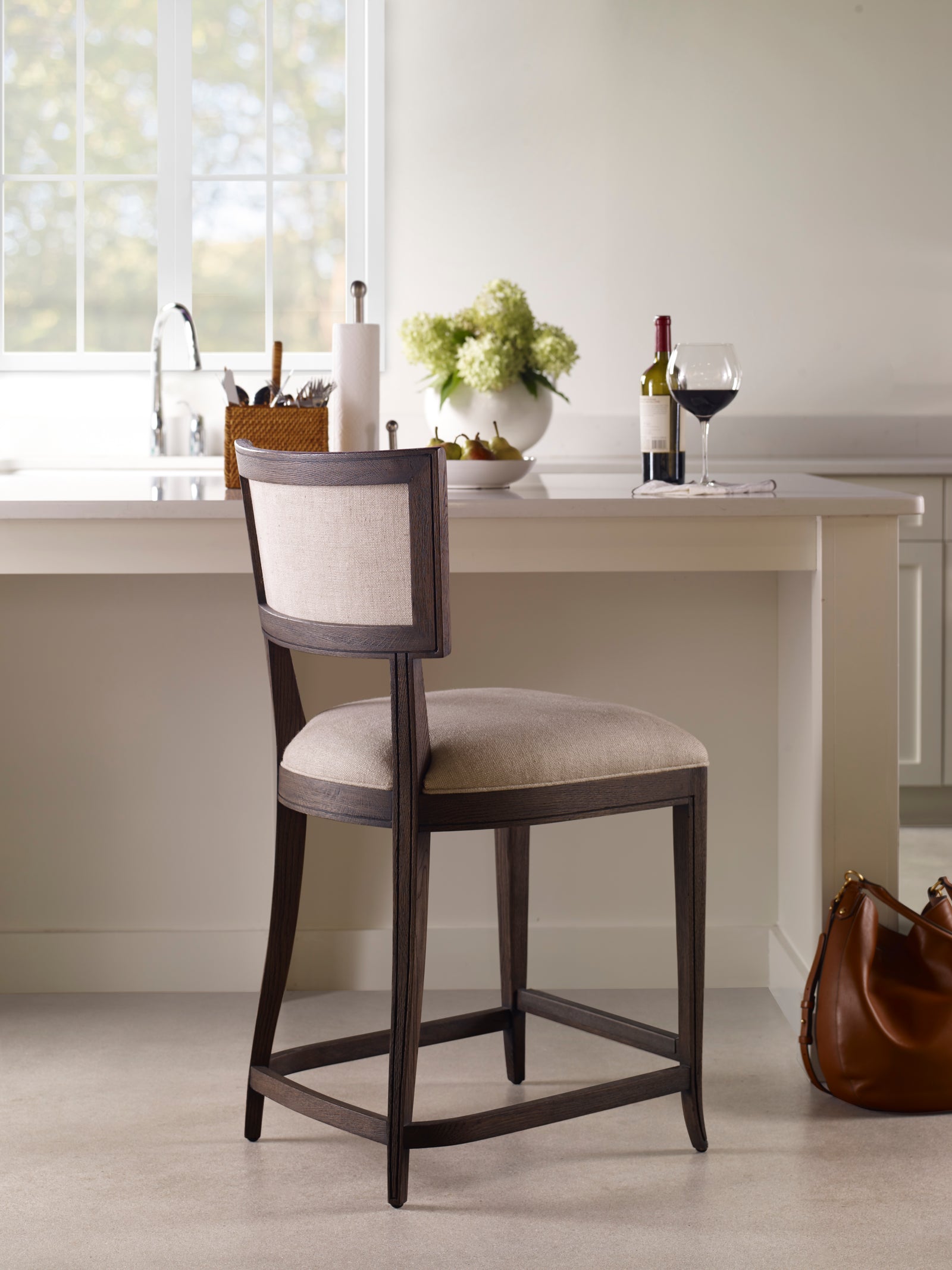 Liam Counter Stool - Brown