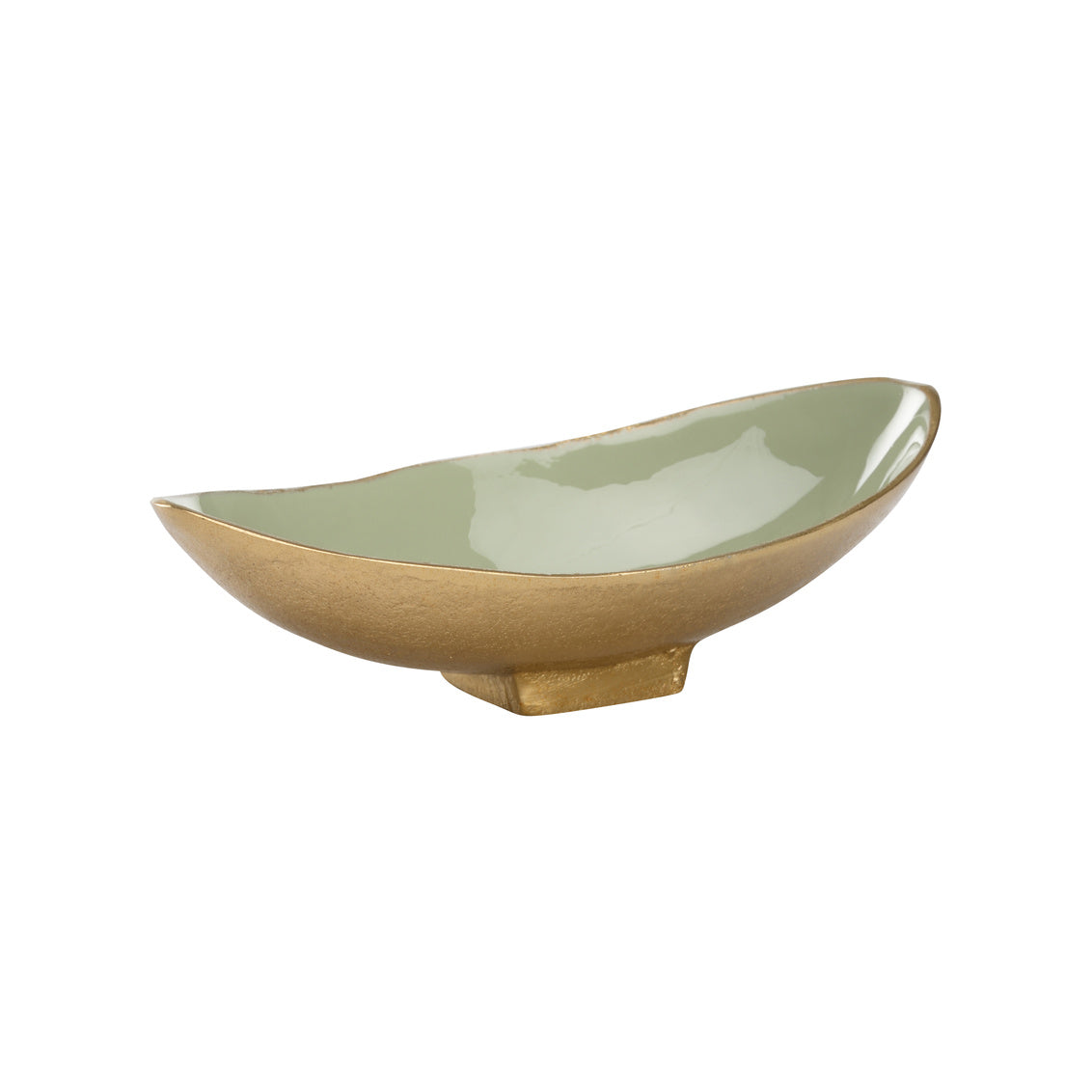 Small Green Enameled Bowl