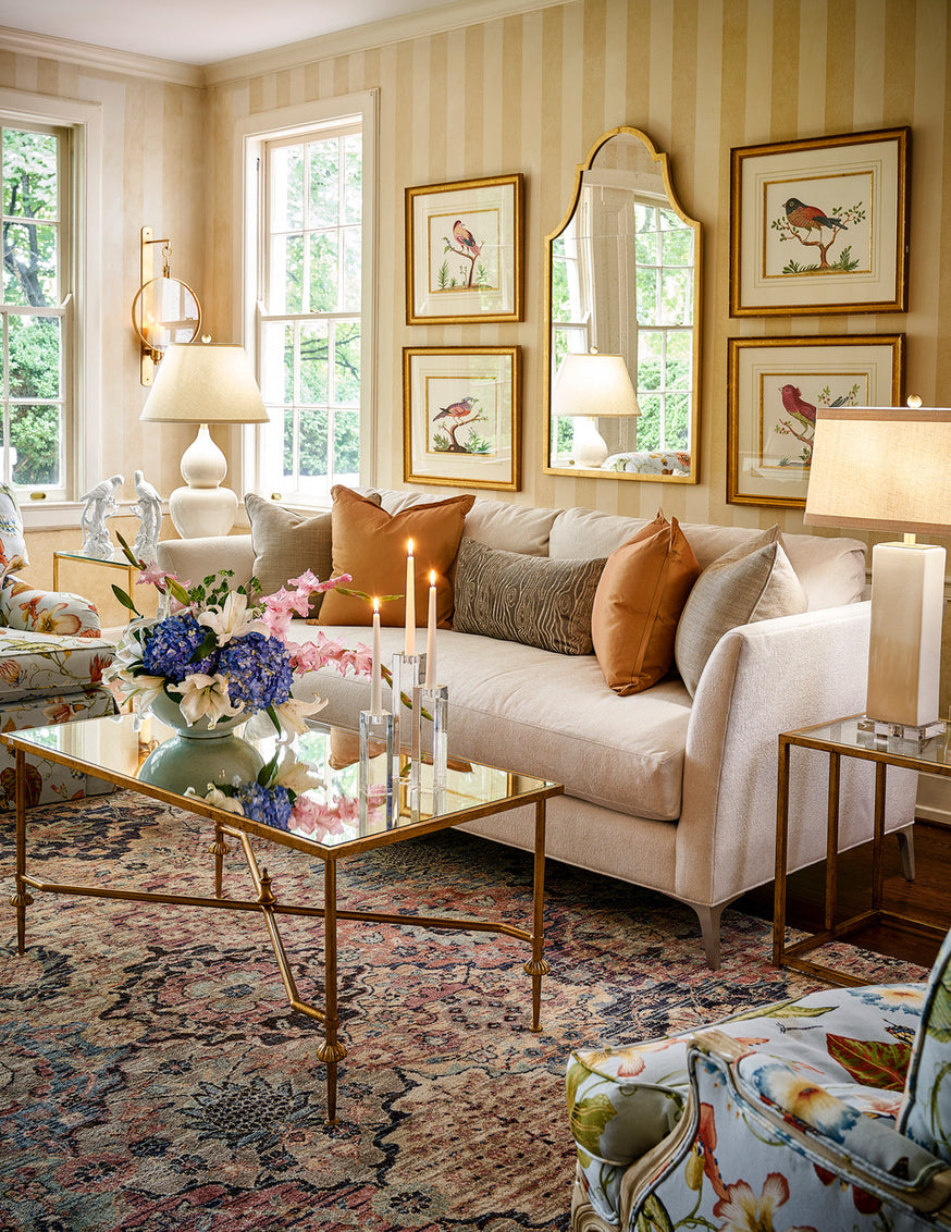 Architectural Arch Mirror in Antique Gold Leaf/Antique / Iron - Chelsea House