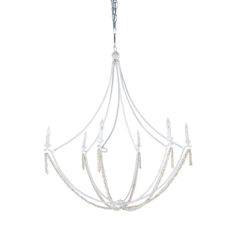 Nakita Chandelier - White
