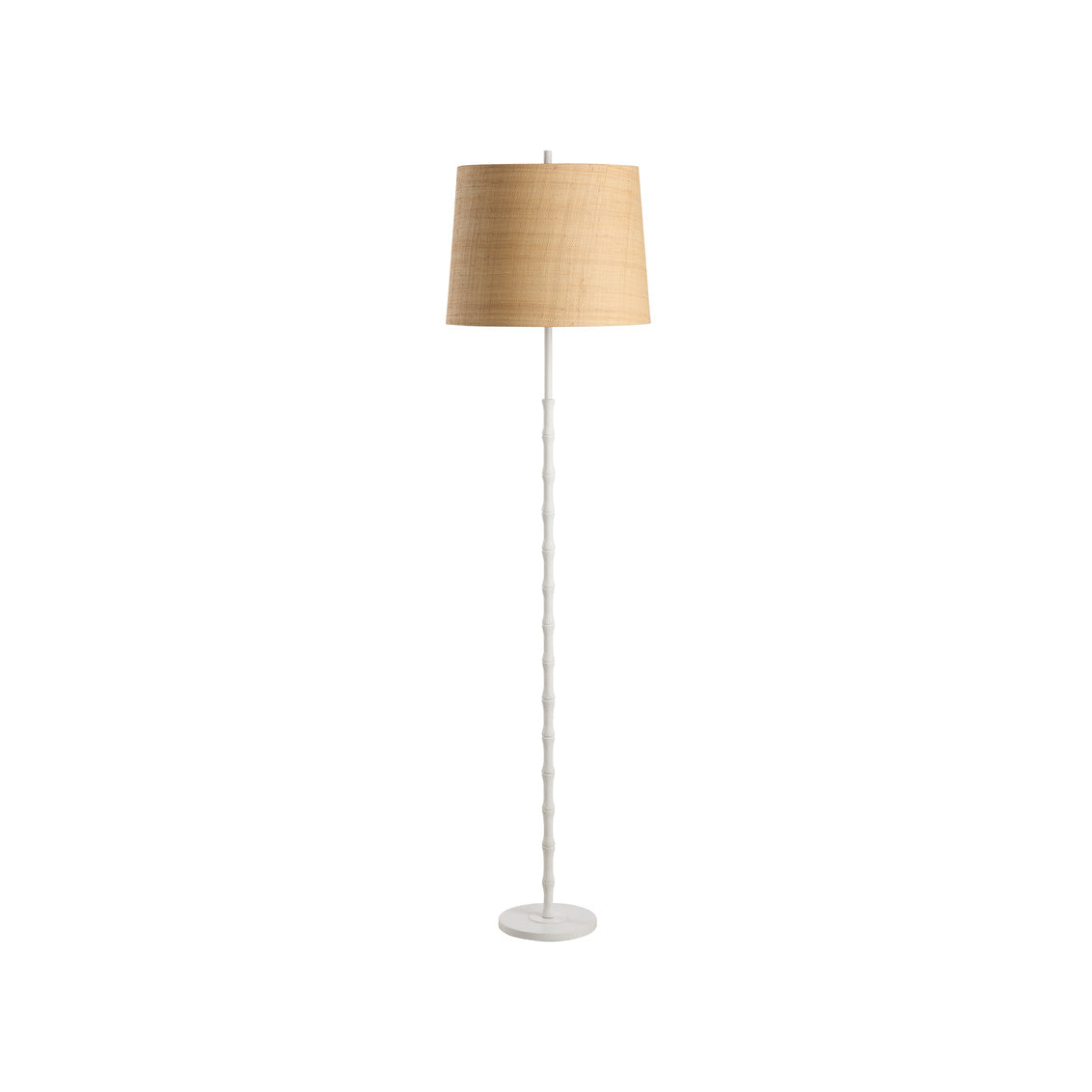 Artois Floor Lamp - White in White / Metal - Chelsea House
