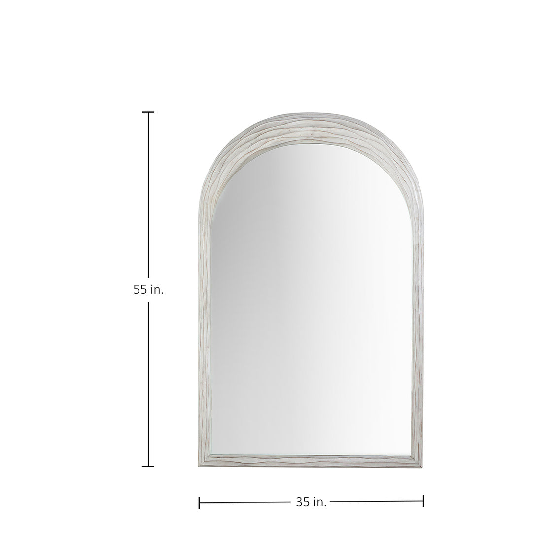 Swell Mirror - White