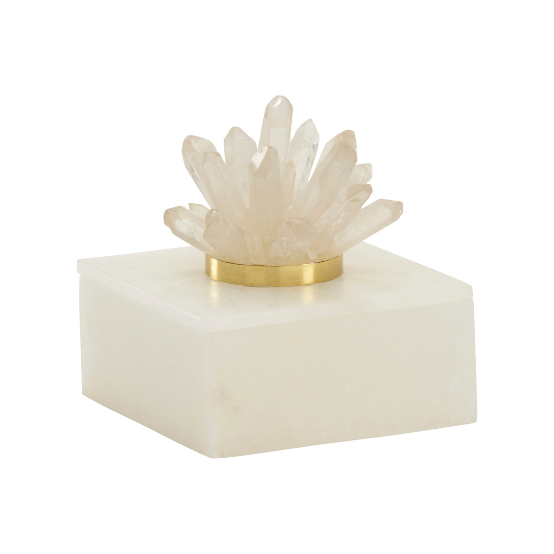 Alabaster And Crystal Box in 5 / Alabaster - Chelsea House