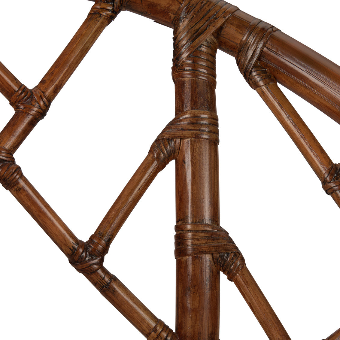 Chippendale Bamboo Arm Chair - Brown in 34 / Rattan - Chelsea House