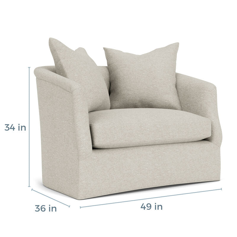 Laine Swivel Chair & 12