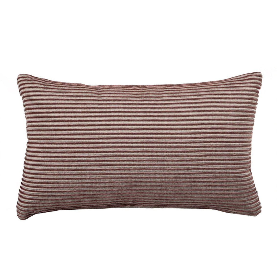 Textured Stripe RoseIvory Poly 14x24