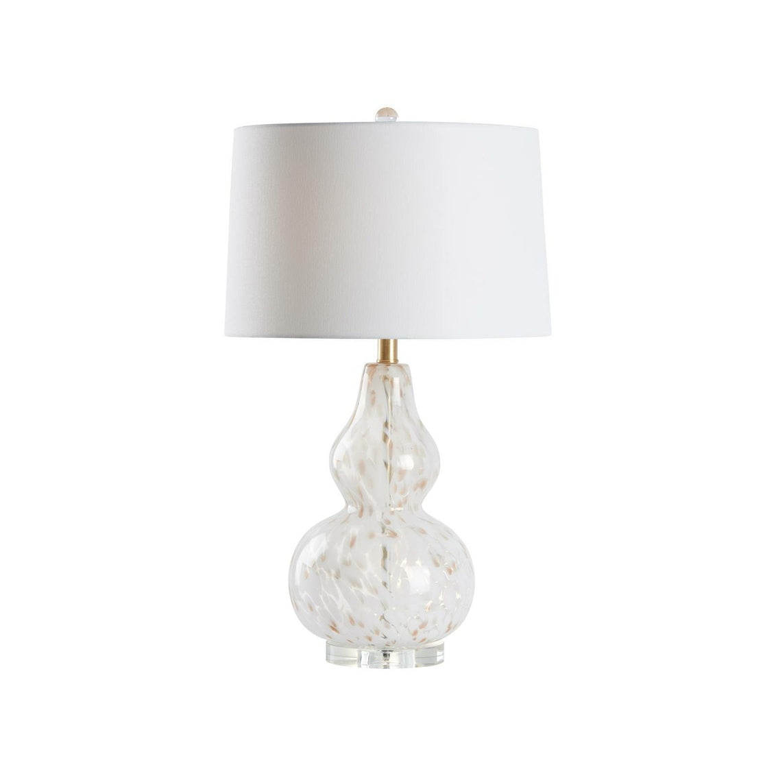 Emilio Table Lamp in Mottled Blue/Clear / Glass - Chelsea House