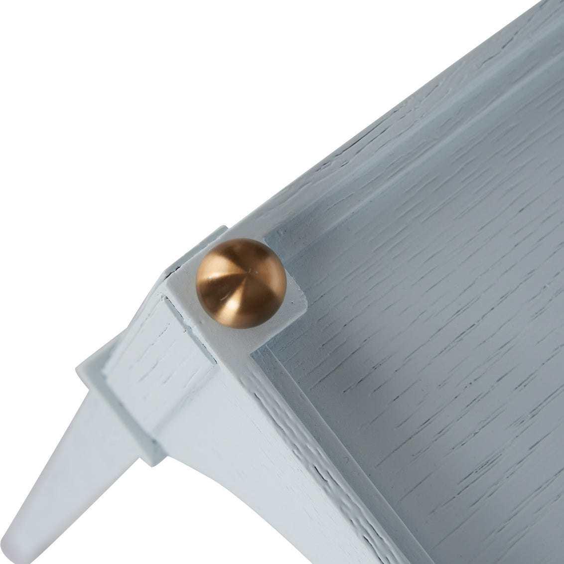 Kent Drinks Table-Blue in Pale Blue/Gold / Wood - Chelsea House